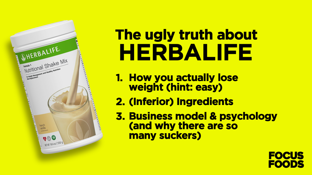 The ugly truth about Herbalife
