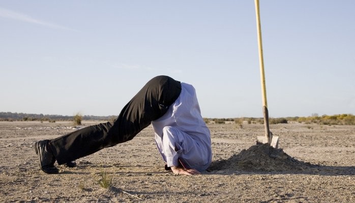 The answer to your sales challenges IS NOT to stick your head in the sand! 