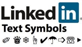 Symbols to spice up your LinkedIn profile