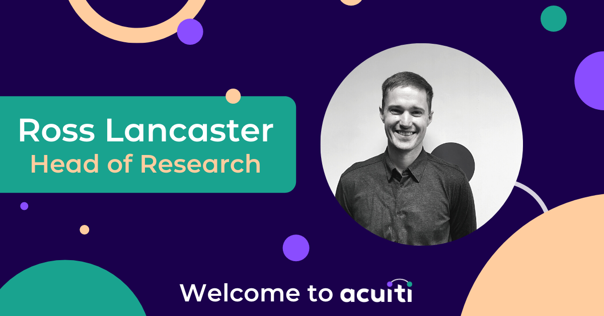 Ross Lancaster joins Acuiti as Head of Research