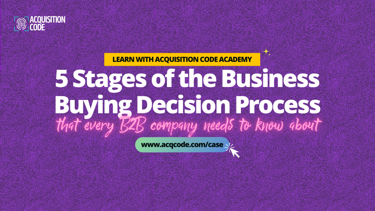stages in the buyer decision process