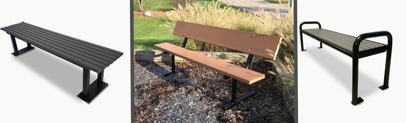 Steel Frame Park Benches Linkedin