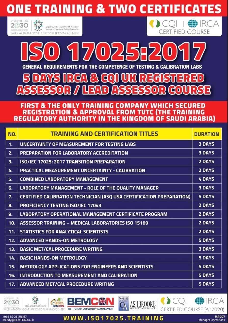 YesSir NazZir on LinkedIn: ISO 17025:2017 Lab Quality Management System YesSir NazZir on LinkedIn: ISO 17025:2017 Lab Quality Management System