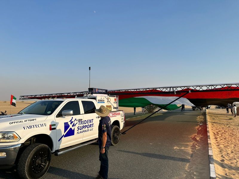 Encore Middle East on LinkedIn: #dubai #biggestflag #trussing #uae Encore Middle East on LinkedIn: #dubai #biggestflag #trussing #uae