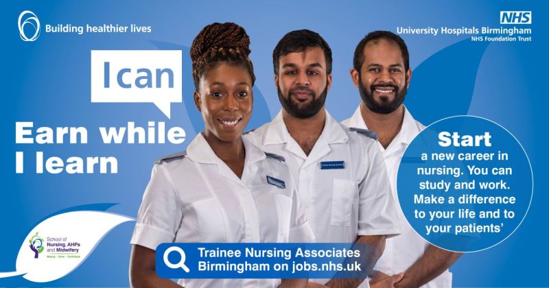University Hospitals Birmingham NHS Foundation Trust on LinkedIn: 📢 This  is your sign to make a change. Did you rule out a career in…