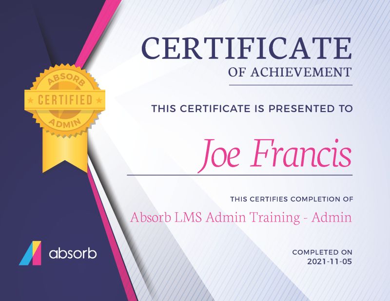Joseph Francis on LinkedIn: #lms #certification #administrator Joseph Francis on LinkedIn: #lms #certification #administrator
