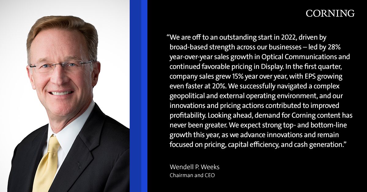 Corning Incorporated on LinkedIn: #earnings
