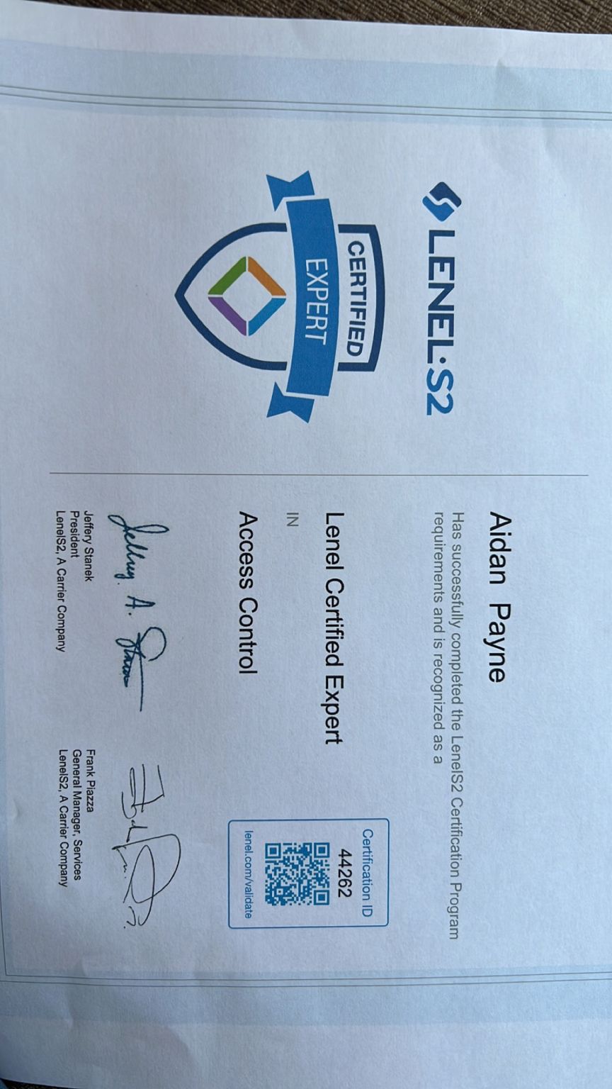 Aidan Payne on LinkedIn: More training now completed Now a fully Aidan Payne on LinkedIn: More training now completed Now a fully