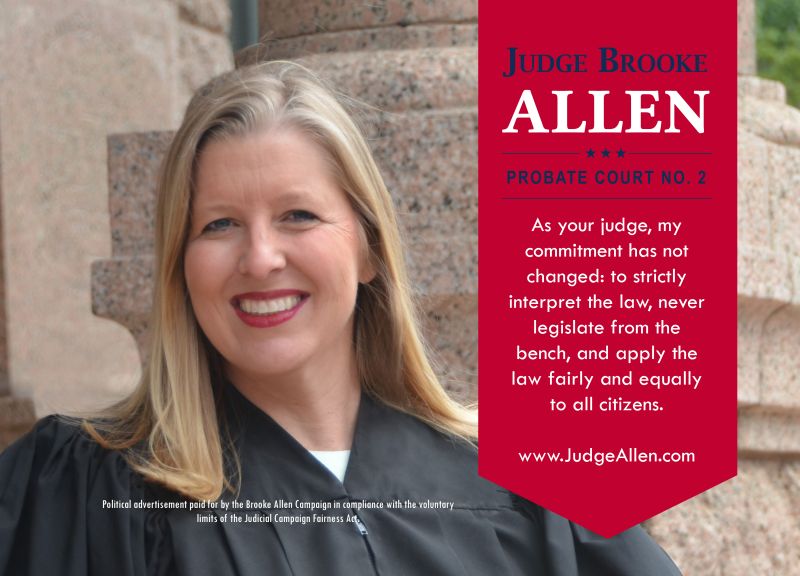 Brooke Ulrickson Allen on LinkedIn: As your Judge of Probate Court No Brooke Ulrickson Allen on LinkedIn: As your Judge of Probate Court No