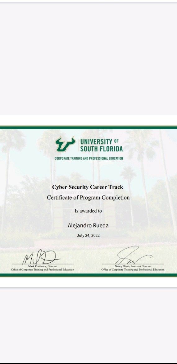Alex Rueda on LinkedIn: Recieved my certificate today Alex Rueda on LinkedIn: Recieved my certificate today
