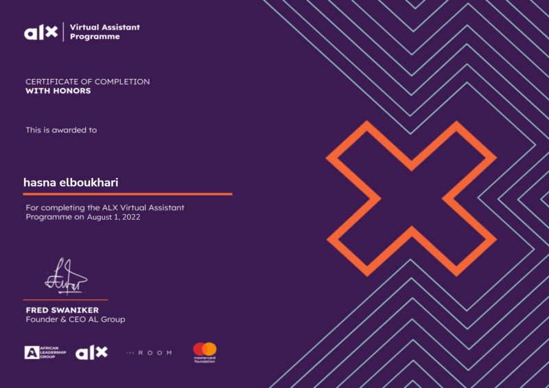 HASNA EL BOUKHARI on LinkedIn: Proud to be a graduate of the ALX HASNA EL BOUKHARI on LinkedIn: Proud to be a graduate of the ALX