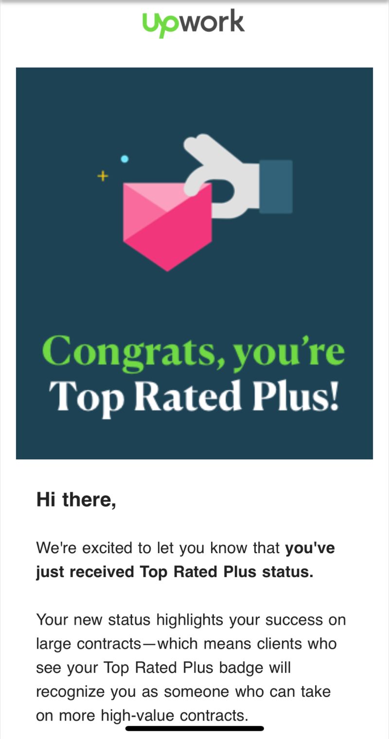 Dhruv Nimbark on LinkedIn: Top Rated Plus again on Upwork Some Quick Stats  - ✓ 190+ Jobs Done ✓…