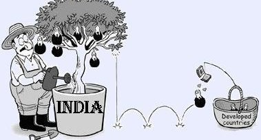 WHO IS RESPONSIBLE FOR BRAIN DRAIN IN INDIA...?