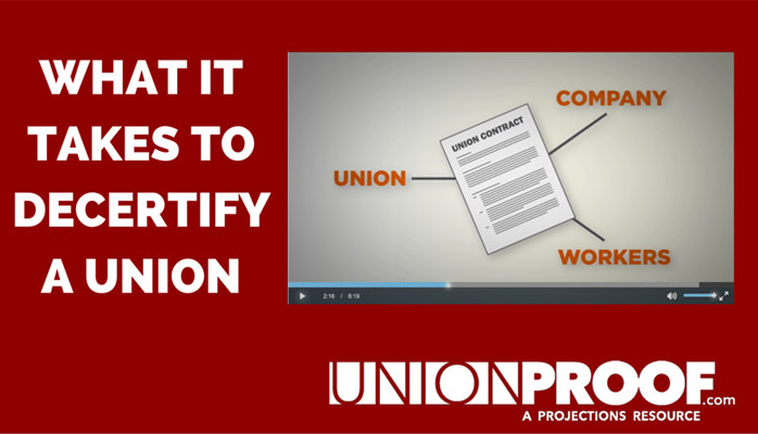 HOW TO DECERTIFY A UNION 