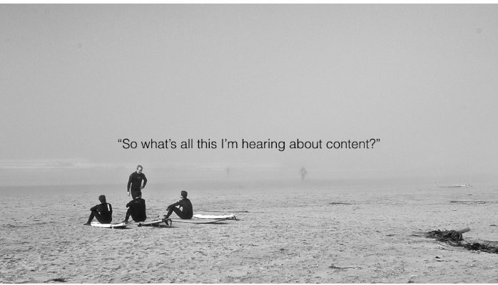 We need to talk about Content… and how.