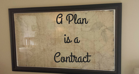 A Plan is a Contract
