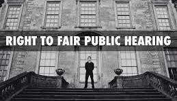Right to a Fair Public Hearing