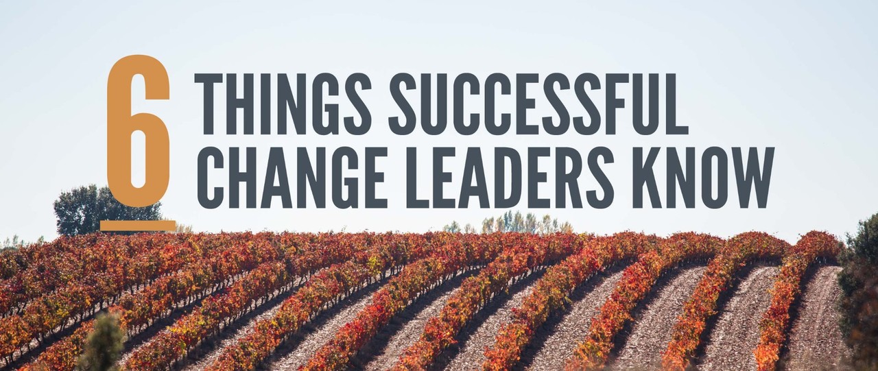 6 Things Successful Change Leaders Know