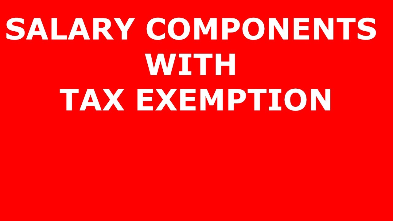 salary-components-with-tax-exemption-in-india