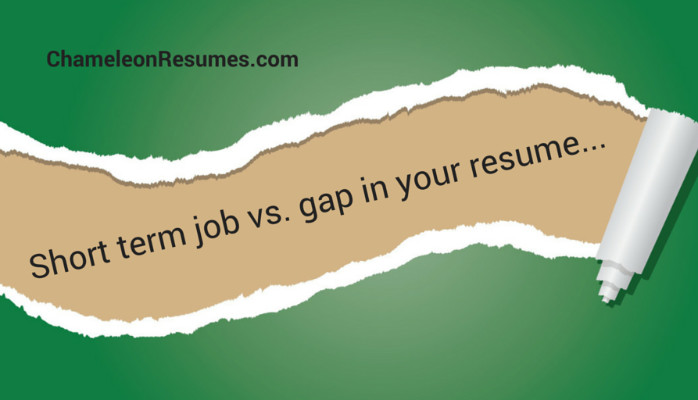 Does a Short Term Job Belong on Your Resume?