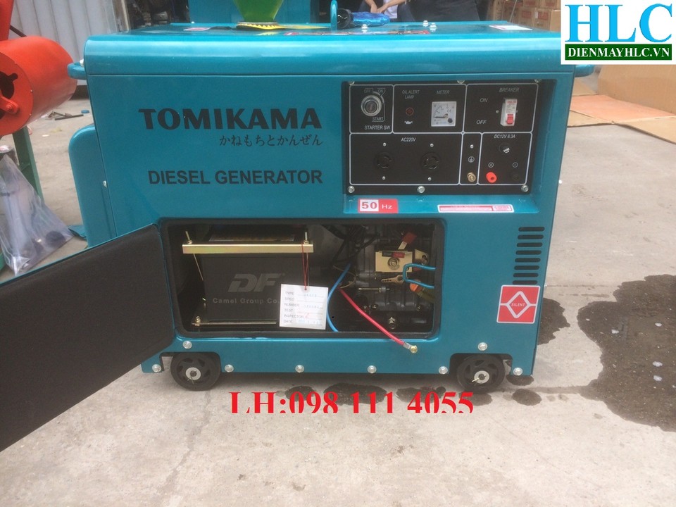 Máy phát điện chạy dầu Tomikama chính hãng