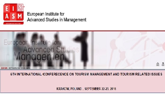 eiasm international conference on tourism management & related issues