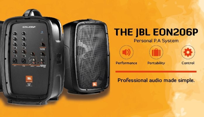 accent Sport Zakenman The JBL EON206P - The personal P.A system
