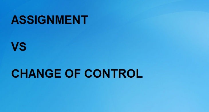 is a change of control an assignment under texas law