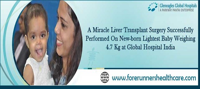 Dr. Ravi Mohanka of Global Hospital has successfully performed a complex liver transplant surgery on 8.5-month-old baby giving her a new life.