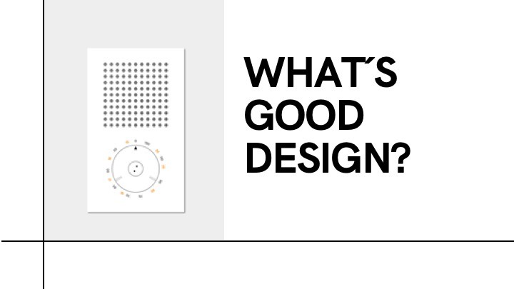 What is good design ?