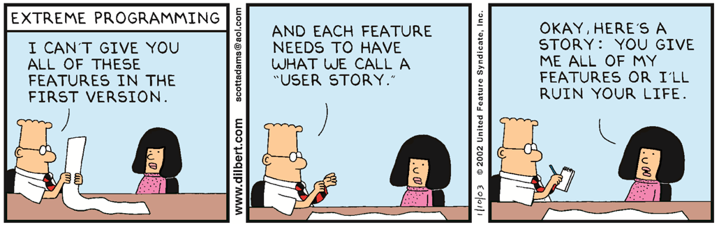 Dilbert on Product Management