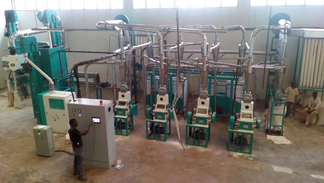 Arusha maize milling machine 20tons per day 