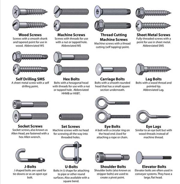 The classification and function of bolts