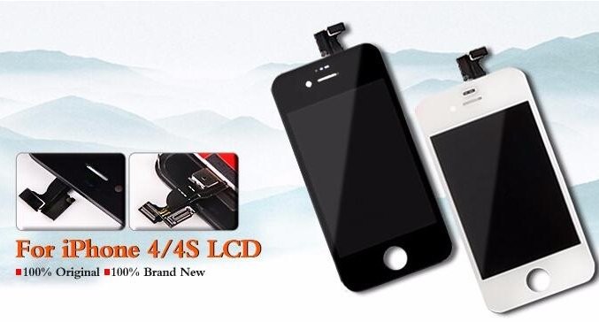 Digitizer Screen For iPhone 4 4s LCD(White or Black)