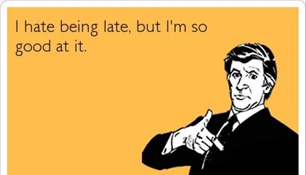 The Etiquette of Being Late