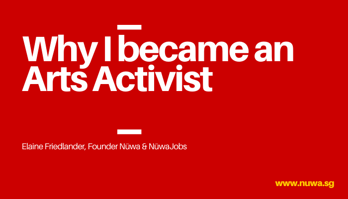Why I Became An Arts Activist