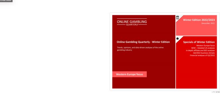 Online Gambling in Europe - Companies & Statistics
