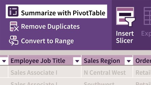 Excel Pivottables In Depth Online
