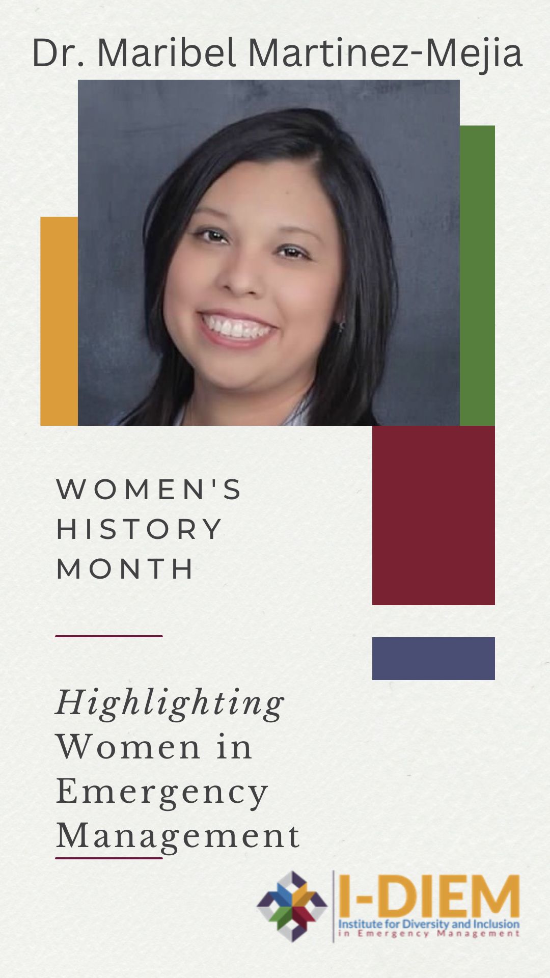 Institute for Diversity and Inclusion in Emergency Management on Institute for Diversity and Inclusion in Emergency Management on