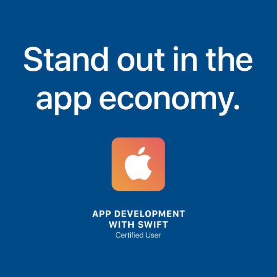 Apple on LinkedIn: App Development with Swift certification Apple on LinkedIn: App Development with Swift certification