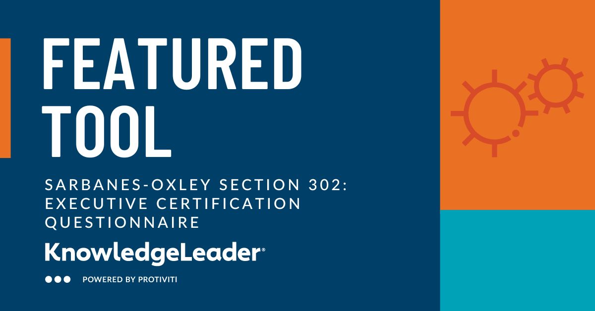 Stella Tang on LinkedIn: Sarbanes Oxley Section 302: Executive Stella Tang on LinkedIn: Sarbanes Oxley Section 302: Executive