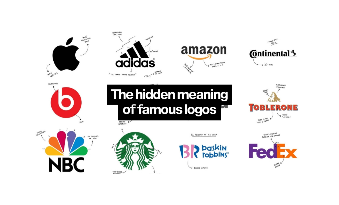 The hidden meaning of famous logos: what is behind the symbols of brands