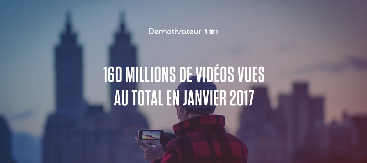 Demotivateur, c'est 160 000 000 de vidéos vues en janvier : la vidéo au cœur de notre stratégie