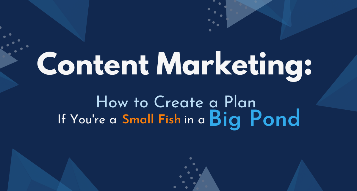 Content Marketing: How to Create a Plan If You're a Small Fish in a Big
