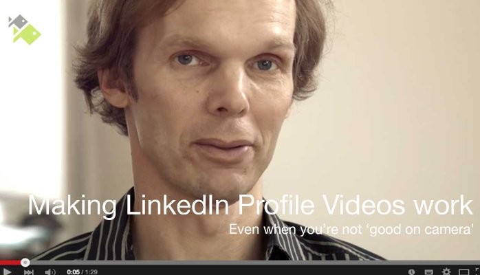 Making LinkedIn Profile Videos work for you - even if you're camera shy [video]