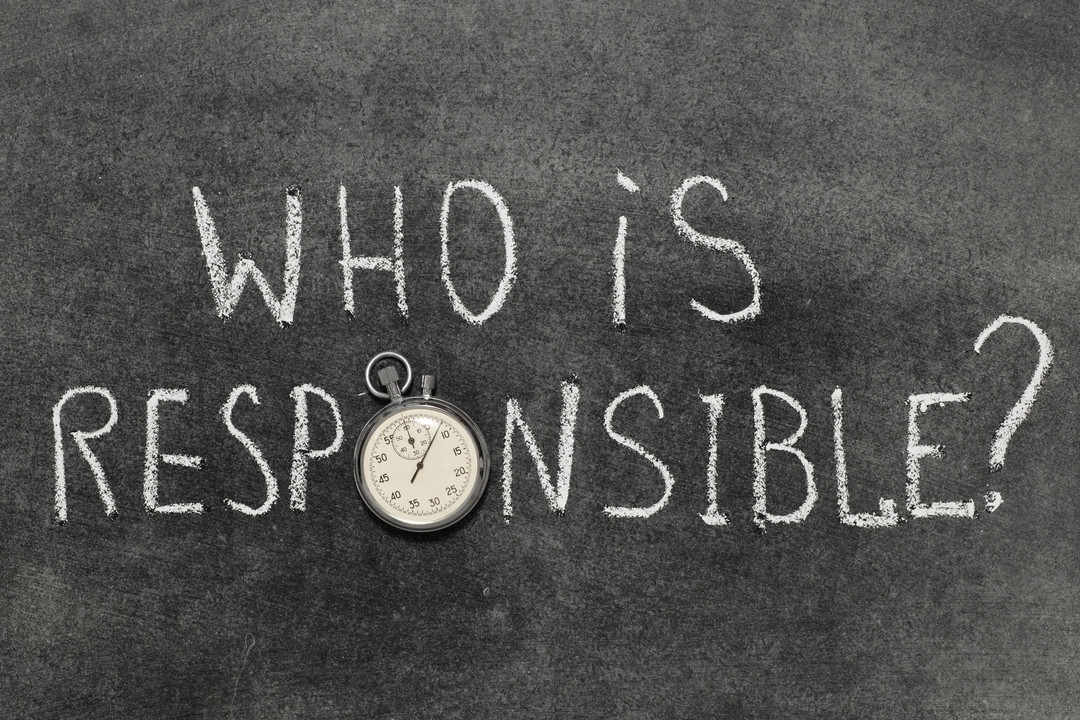 It is a Beautiful thing when people take responsibility and say "I am Responsible".
