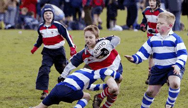 Tackling In Children's Rugby