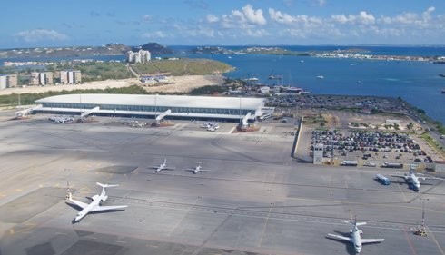 Princess Juliana International Airport is a   hub for Caribbean islands