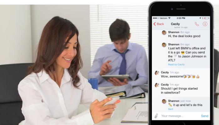 Millennials & Workplace Texting: the sales force of the BYOD age