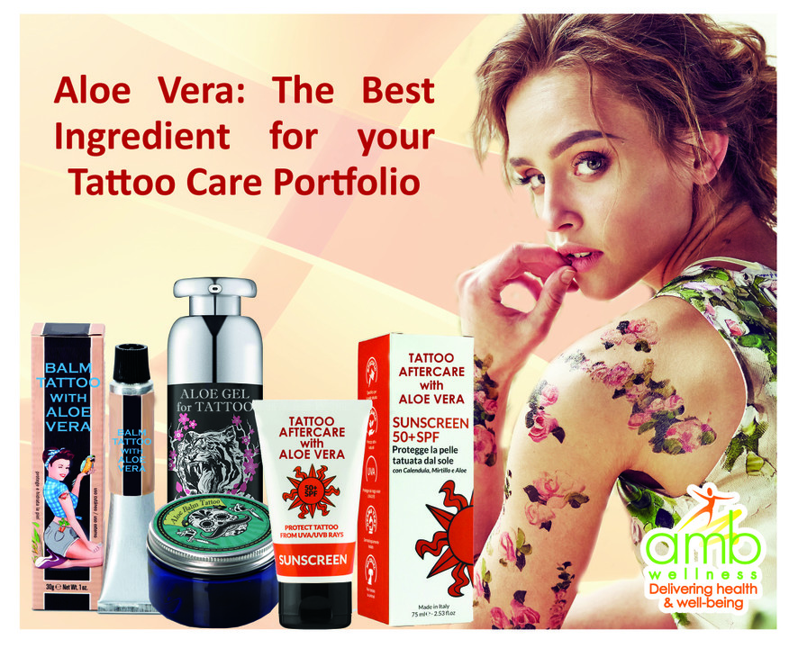 Aloe Vera is the best ingredient for aftercare products in Tattoo Industry
